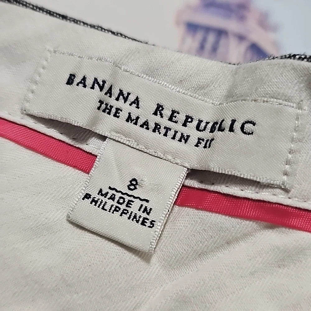 Banana‎ Republic Linen Gray Pants Size 8